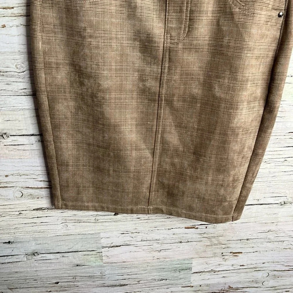 Liverpool los Angelos brown pencil skirt suede like size 27 / 4 - Picture 2 of 8